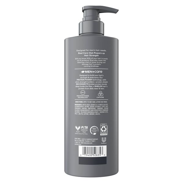Dove Men+Care 2-in-1 Hydration Fuel + Caffeine Shampoo and Conditioner - 18 fl oz