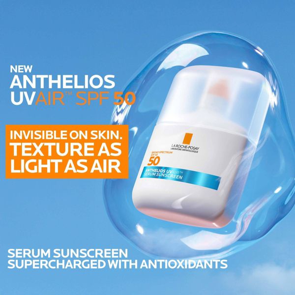 La Roche Posay Anthelios UV Air, UVA/UVB Protection Antioxidant Serum - 1.69 fl oz