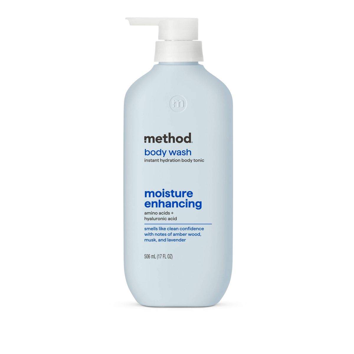 Method Moisture Enhancing Men's Body Wash Tonic with Amino and Hyaluronic Acids - Amber Wood, Musk and Lavender - 17 fl oz