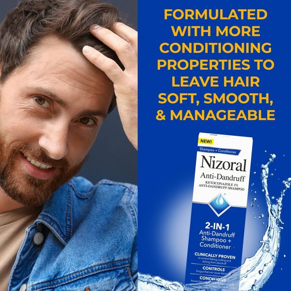 Nizoral 2-in-1 Anti-Dandruff Shampoo with Conditioner - 14 fl oz