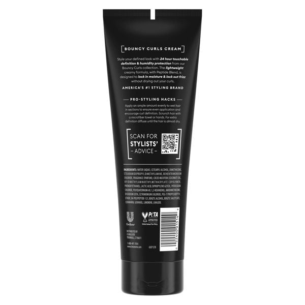 Tresemme Bouncy Curls Defining Cream - 9 fl oz: Moisturizing, Curl Enhancing, For Curly Hair