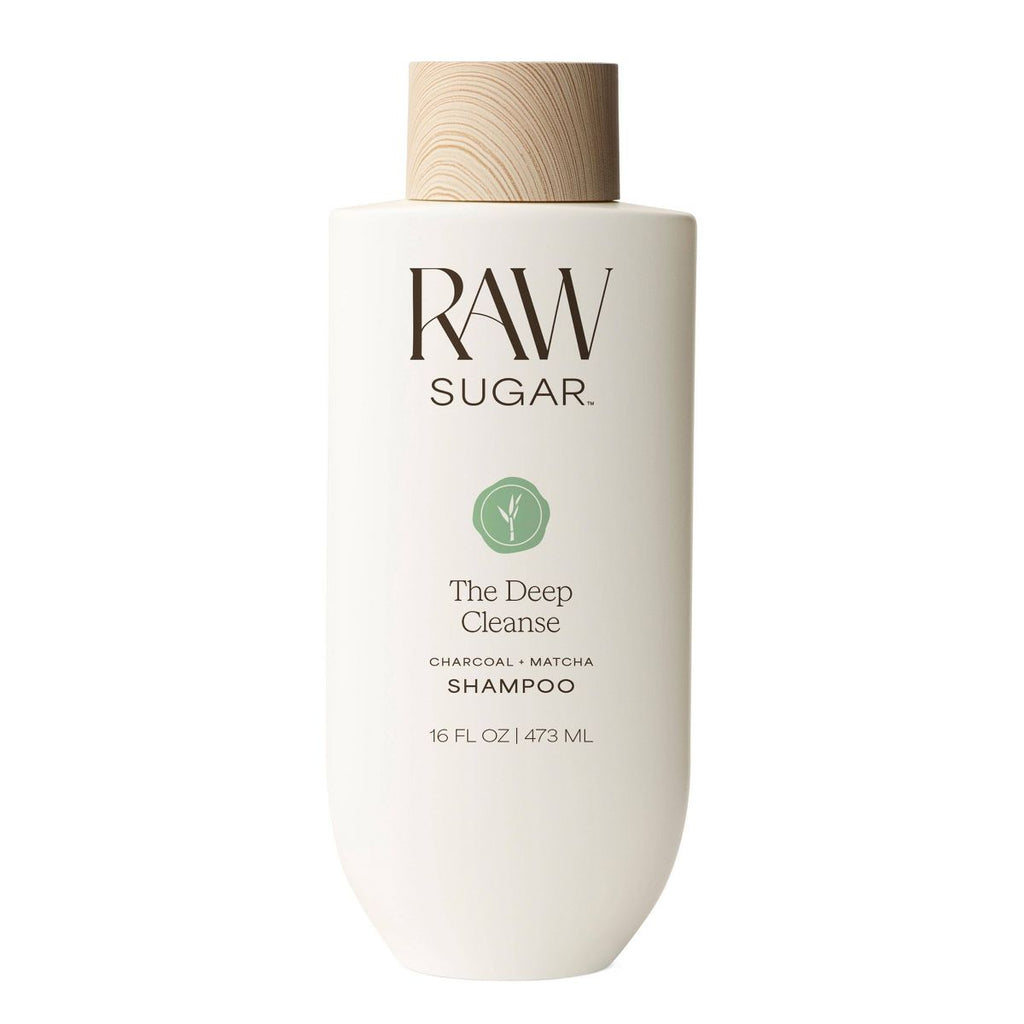 Raw Sugar The Deep Cleanse Clarifying Shampoo - Charcoal + Matcha - 16 fl oz