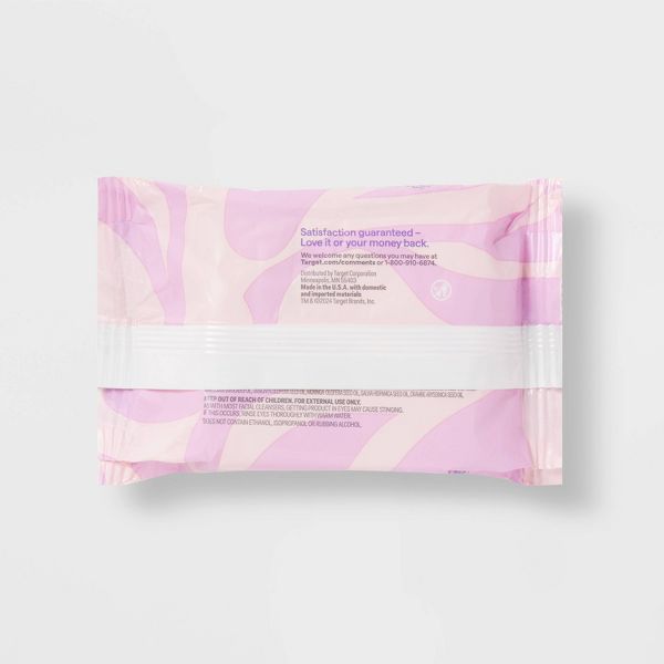 Calming Ultra-Soft Makeup Remover Cleansing Towelettes - Scented - 25ct - up&up™