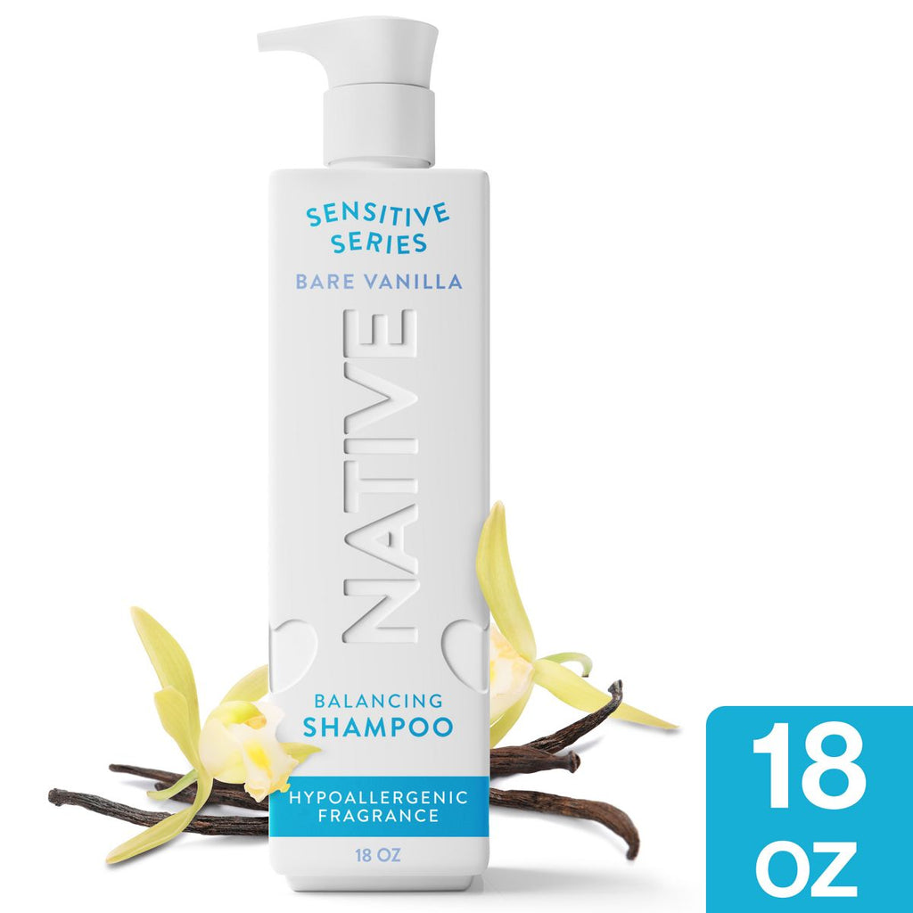 Native Derm Shampoo Balancing Bare Vanilla - 18 fl oz