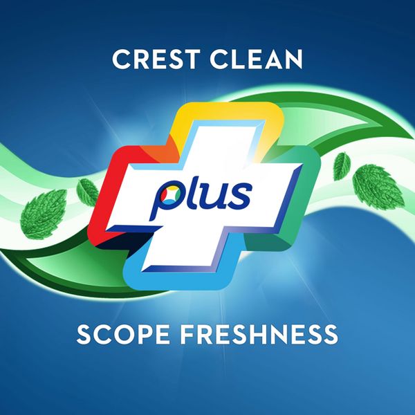 Crest + Scope Complete Whitening Fluoride Toothpaste - Minty Fresh - 5.4oz/2pk