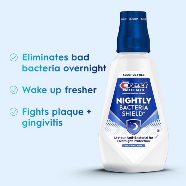 Crest Pro-Health Nightly Bacteria Shield Mouthwash - 1L