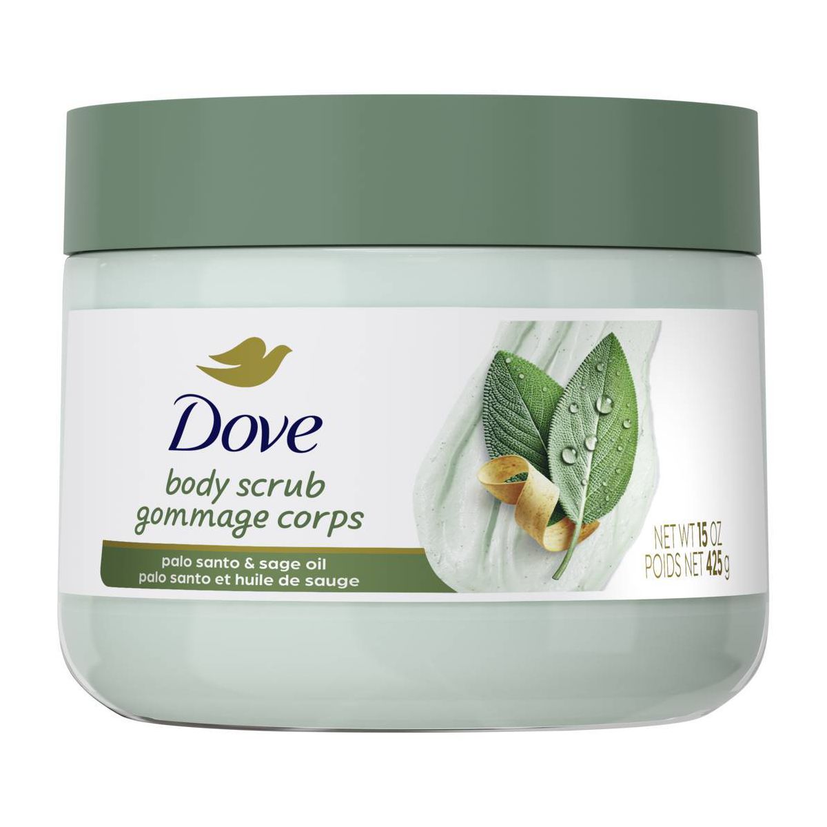 Dove Beauty Body Scrub - Palo Santo + Sage Oil - 15oz