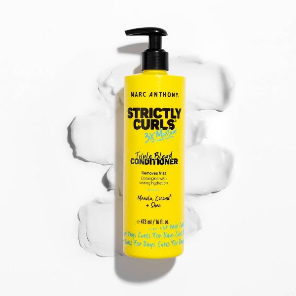 Marc Anthony Strictly Curls 3x Moisture Conditioner for Curly Hair - Shea Butter & Marula Oil - 16 fl oz