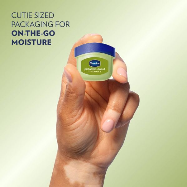 Vaseline Lip Therapy Mini Lip Balm - Pistachio Donut - Travel Size - 0.25oz