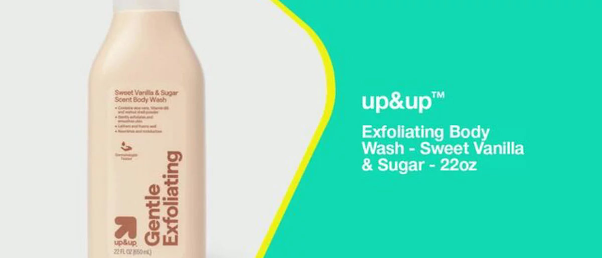 Exfoliating Body Wash - Sweet Vanilla & Sugar - 22 fl oz - up&up™
