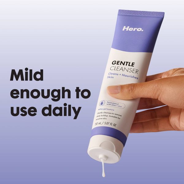 Hero Cosmetics Gentle Facial Cleanser for Sensitive Skin - 5 oz