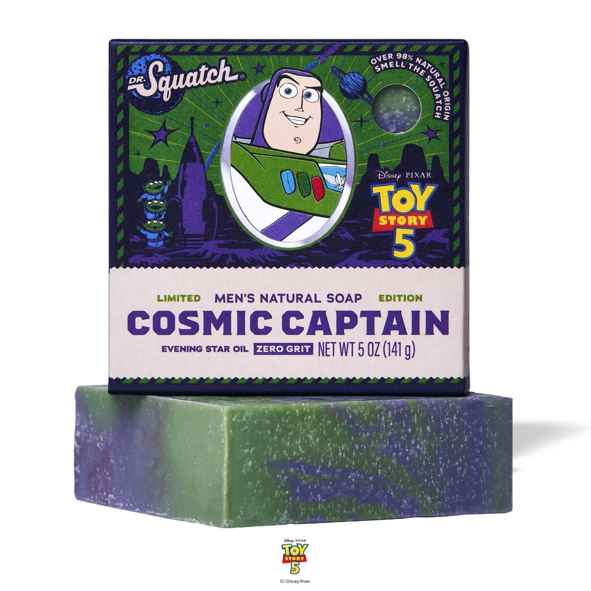 DR. SQUATCH Men's All Natural Bar Soap - Cosmic Commander- 5oz