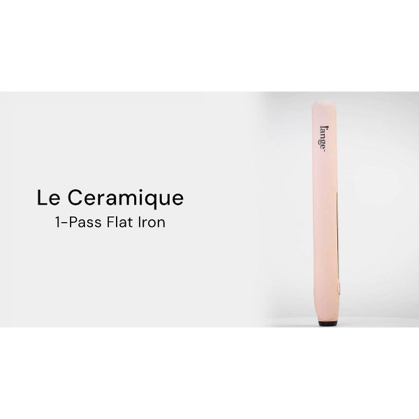 L'ange Hair Le Ceramique Flat Iron - Blush - 1"