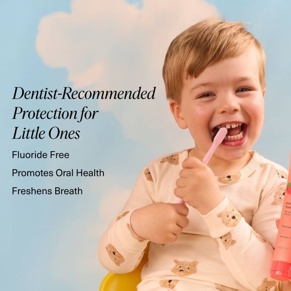 Boka Kids' Fluoride-Free Nano Hydroxyapatite Toothpaste - Strawberry Mango - 3.4oz