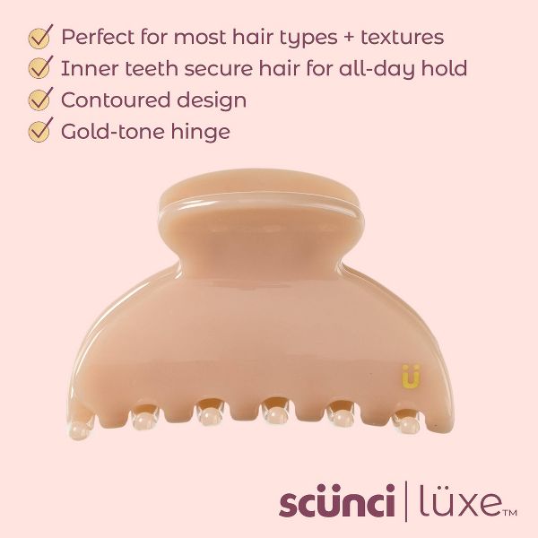scünci | lüxe Statement Classic Claw Clips - 2pcs