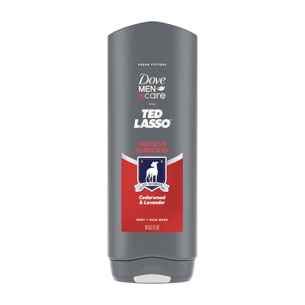 Dove Men+Care Ted Lasso Limited Edition Body & Face Wash - I Believe in Believe - Cedarwood & Lavender - 18 fl oz