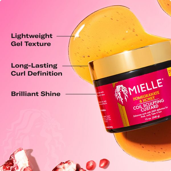 Mielle Organics Pomegranate & Honey Coil Sculpting Custard - 12oz