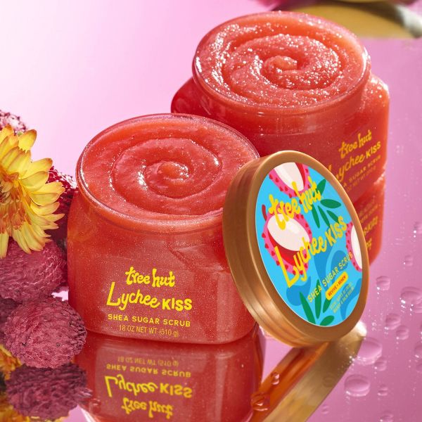Tree Hut Shea Sugar Body Scrub - Lychee Kiss - 18oz