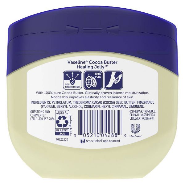 Vaseline Cocoa Butter Healing Petroleum Jelly - 13oz