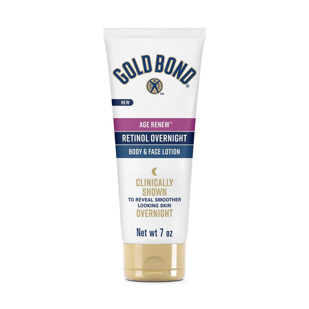 Gold Bond Retinol Overnight Unscented Face and Body Lotion - 7oz