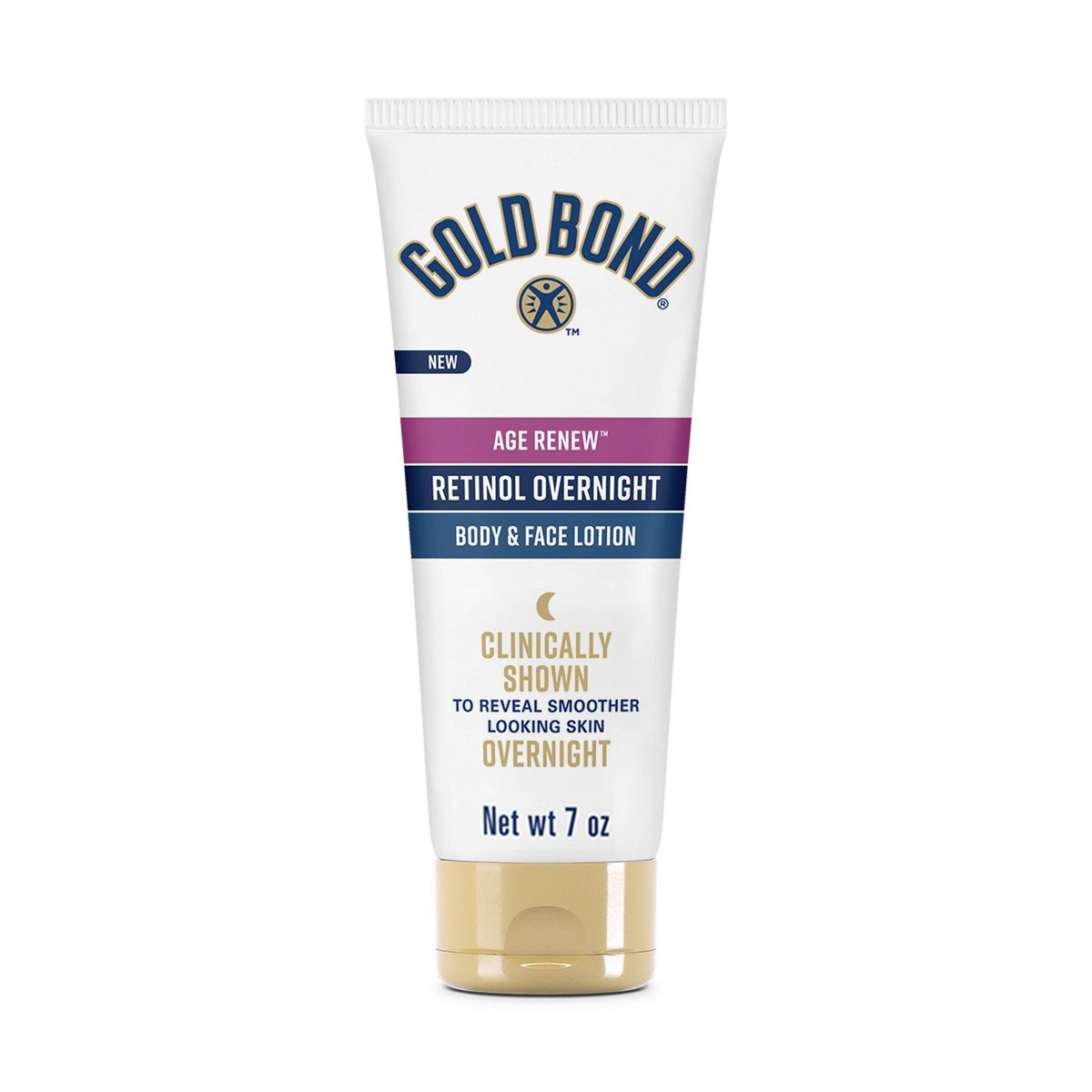 Gold Bond Retinol Overnight Unscented Face and Body Lotion - 7oz
