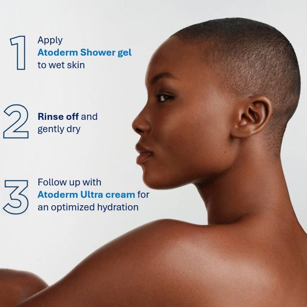 Bioderma Atoderm Hydrating Face and Body Shower Gel - 33.8 fl oz