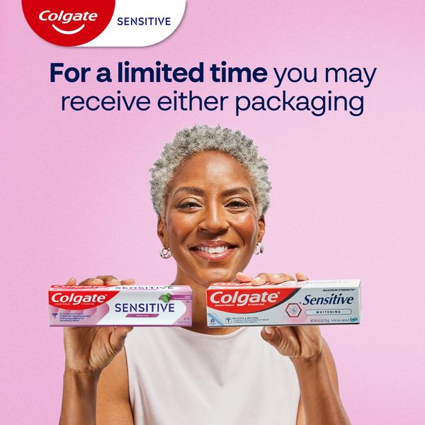 Colgate Sensitive Toothpaste Whitening Fresh Mint Gel - 6oz/2pk