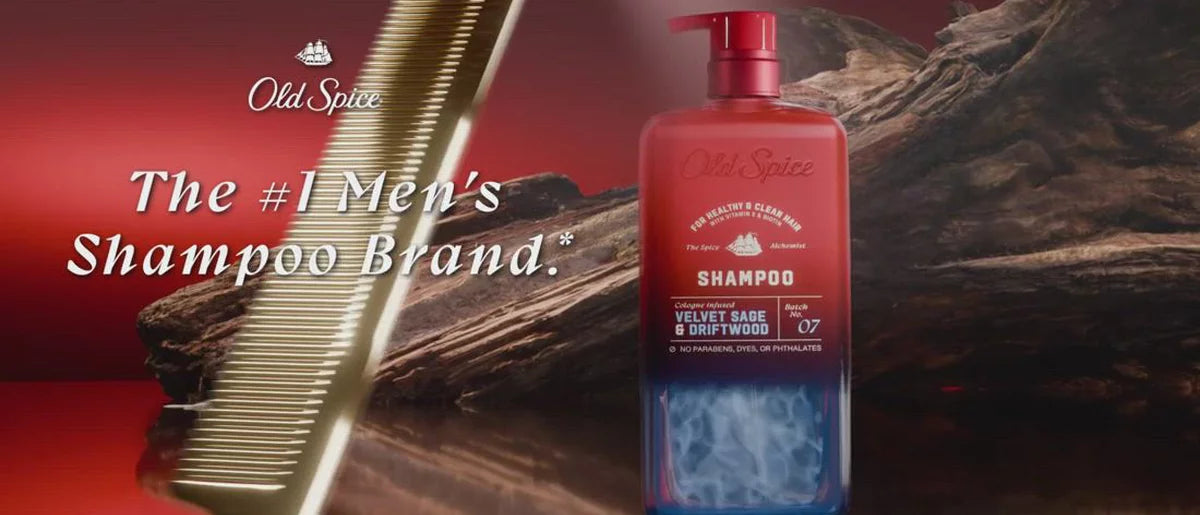 Old Spice x The Spice Alchemist Velvet Sage & Driftwood Cologne Infused Shampoo - 20 fl oz