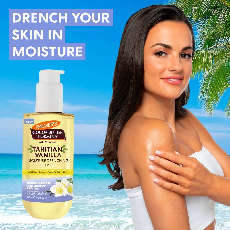 Palmer's Moisture Drenching Body Oil - Tahitian Vanilla - 6.5 fl oz