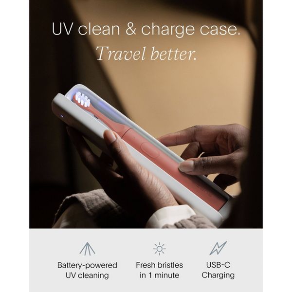 SURI 2.0 Sonic Electric Toothbrush with UV Travel Case and Brush Head - Canyon Sunrise