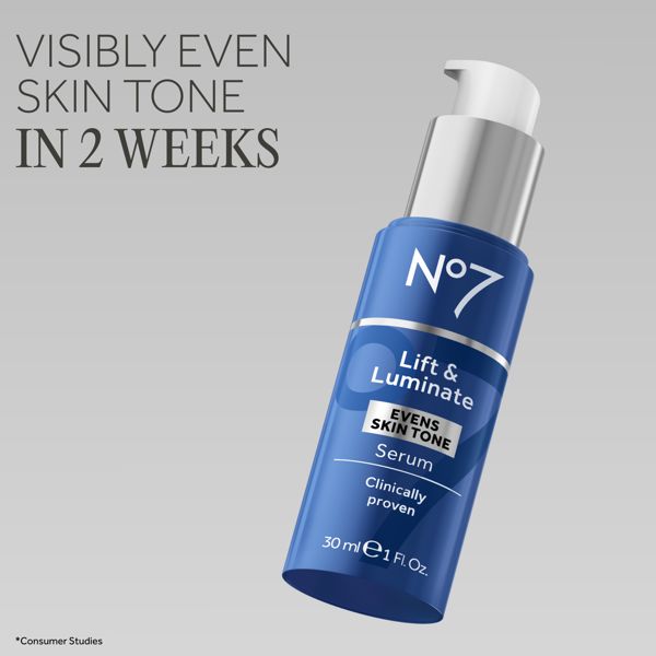 No7 Lift & Luminate Anti-Aging Face Serum - 1 fl oz