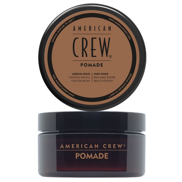 American Crew Men's Medium Hold and High Shine Hair Pomade Gel - 3oz