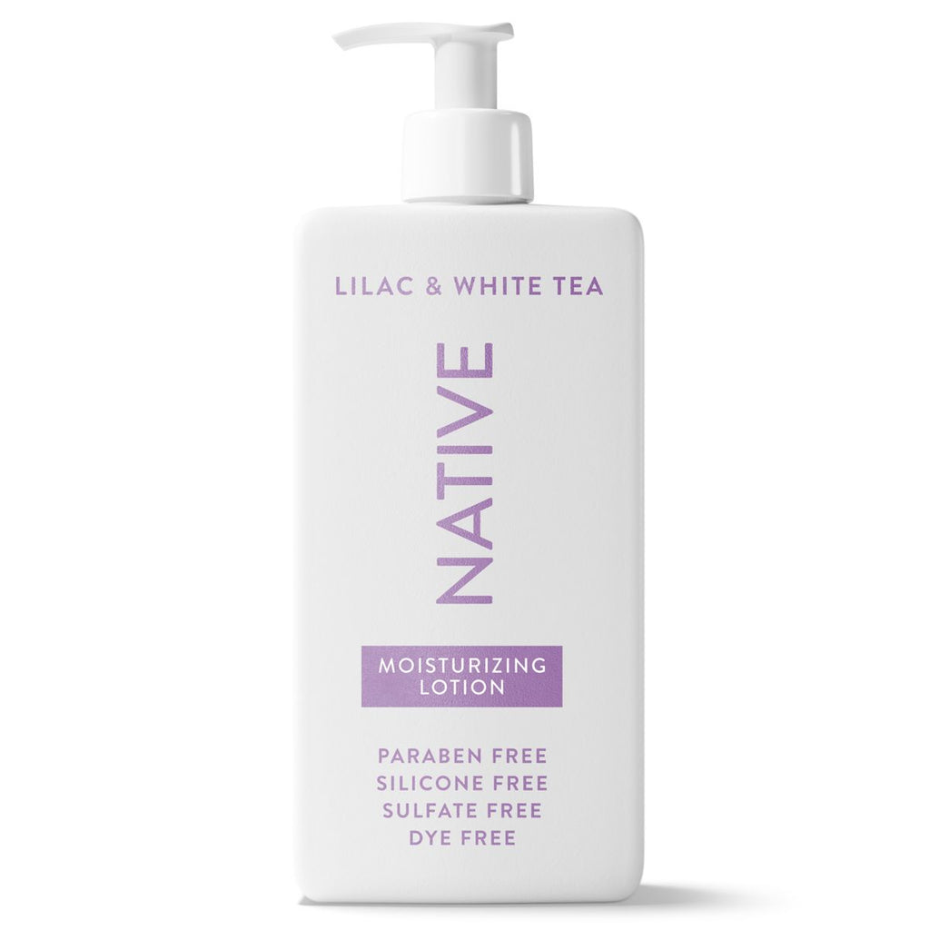 Native Body Lotion Pump - Lilac & White Tea - 16.5 fl oz