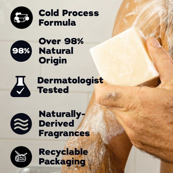 DR. SQUATCH Men's All Natural Bar Soap - Brichwood Breeze - 5oz