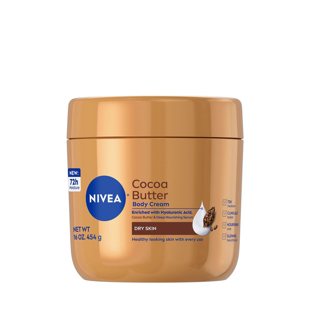 NIVEA Cocoa Butter Body Cream for Dry Skin - 16oz