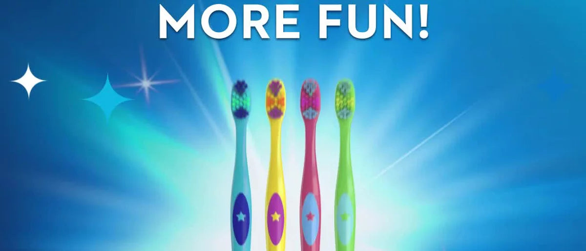 Oral-B Kids Soft Toothbrush with Space Designs - 4ct