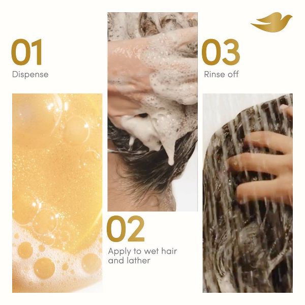 Dove Beauty UV Repair & Glow Shampoo - Damage Therapy - 12 fl oz