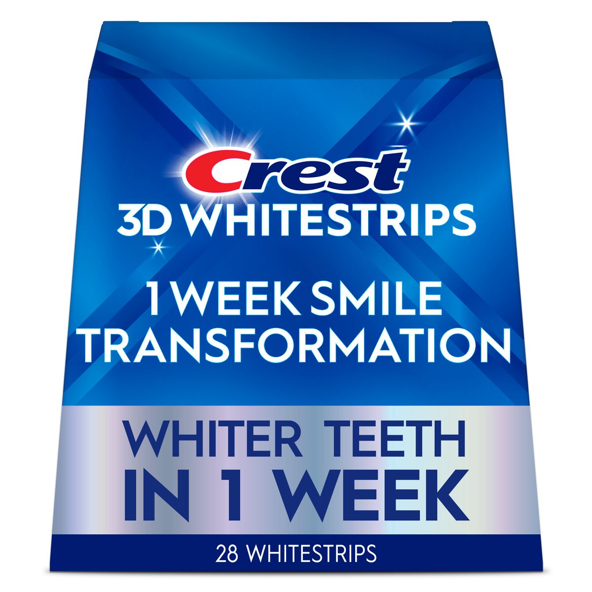 Crest 3D Whitestrips 1 Week Smile Transformation At-home Teeth Whitening Kit - 14 Treatments
