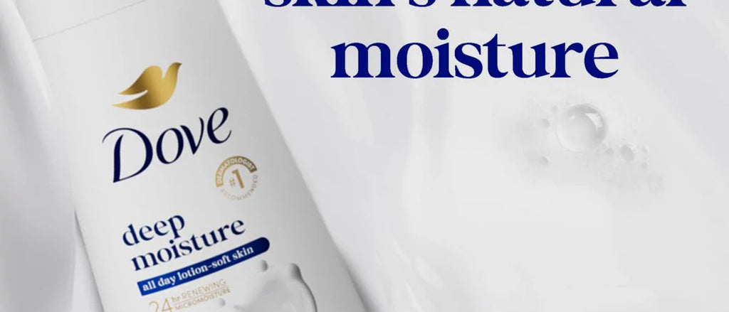 Dove Deep Moisture Mini Body Wash 24hr Lotion-Soft Skin - Travel Size - 3 fl oz