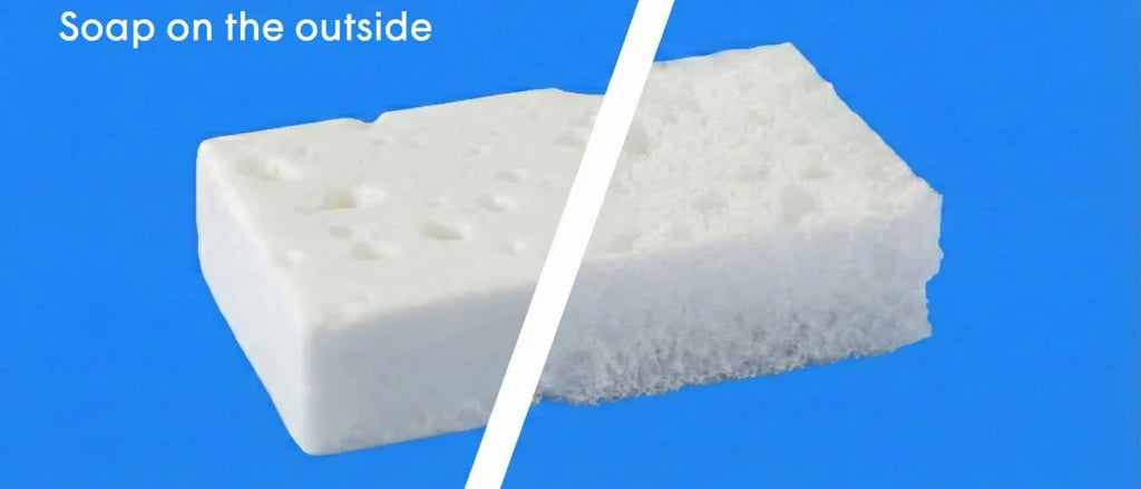 Esponjabon Salicylic Acid Soap Sponge - For Clearer Skin 2-in-1 Soap Sponge - 4.2oz