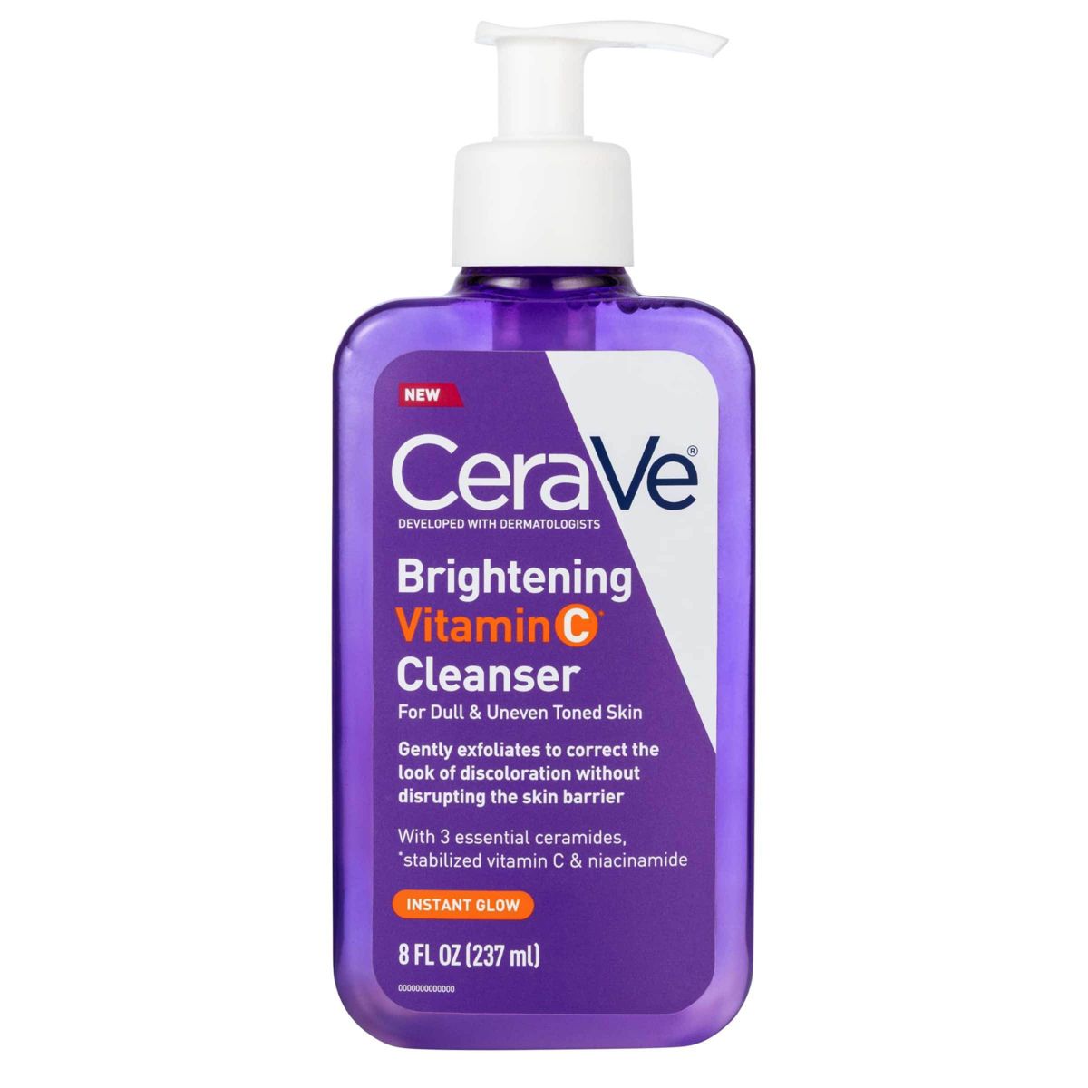 CeraVe Brightening Vitamin C Cleanser For Dull & Uneven Toned Skin - 8 fl oz
