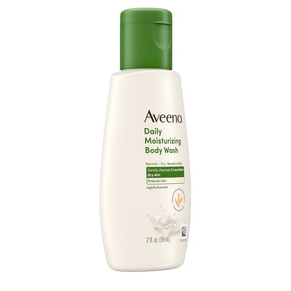 Aveeno Daily Moisturizing Body Wash with Soothing Oat - Trial Size - 2 fl oz
