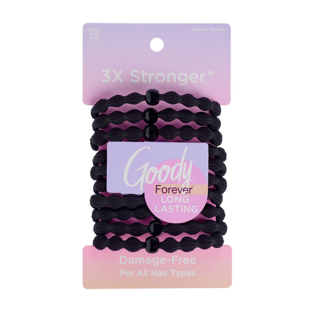 Goody Black Forever Elastics - 10ct