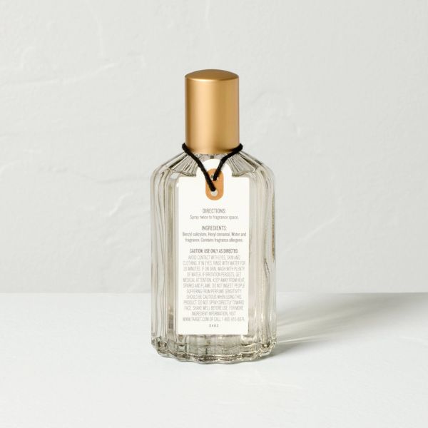 Ribbed Colored Glass Bergamot Room Spray 4.05 fl oz - Hearth & Hand™ with Magnolia