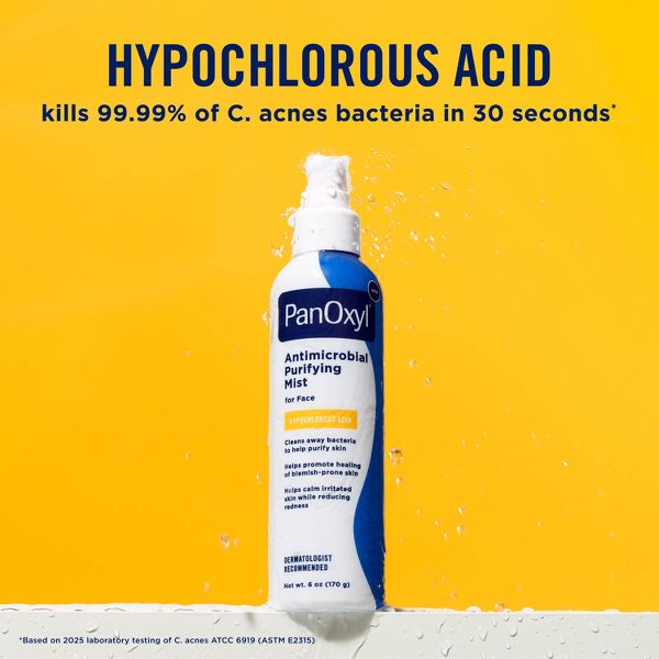 PanOxyl Hypochlorous Acid Antimicrobial Purifying Mist - 6oz
