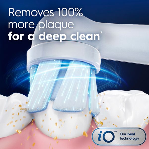 Oral-B iO Gum & Sensitive Replacement Brush Heads - Black - 6ct