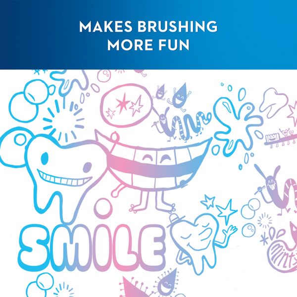 Oral-B Kids' Electric Toothbrush with Sensitive Brush Head and Timer - Blue