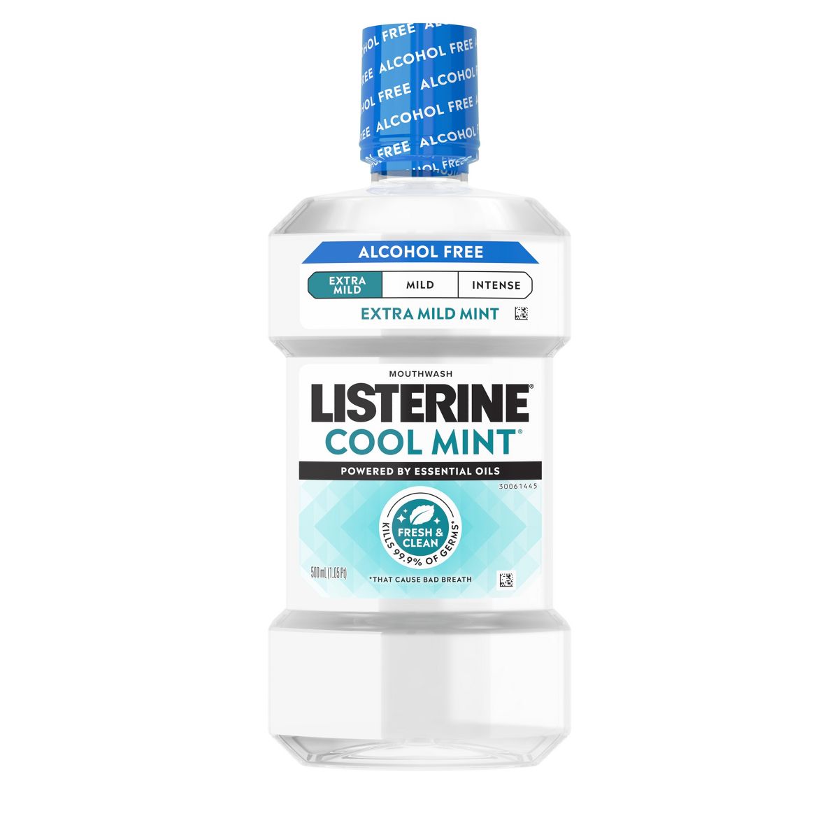 Listerine Alcohol-Free Extra Mild Mouthwash - Cool Mint - 500ml
