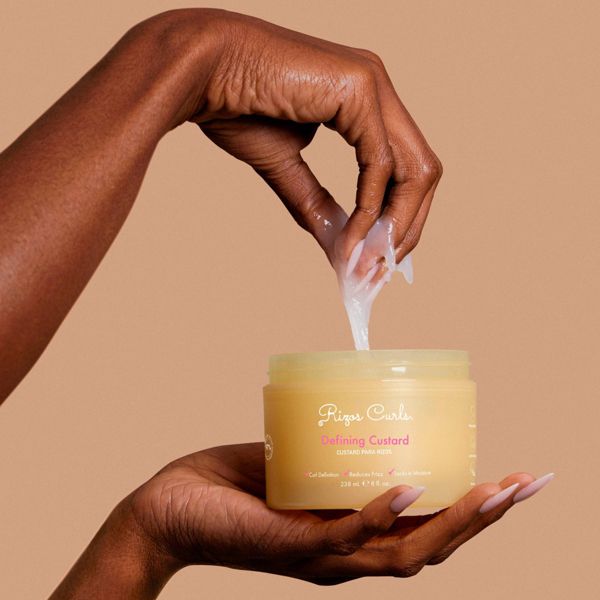 Rizos Curls Defining Custard - 8 fl oz: Curl Enhancing, For All Hair Types, Daily Use, Cream Form