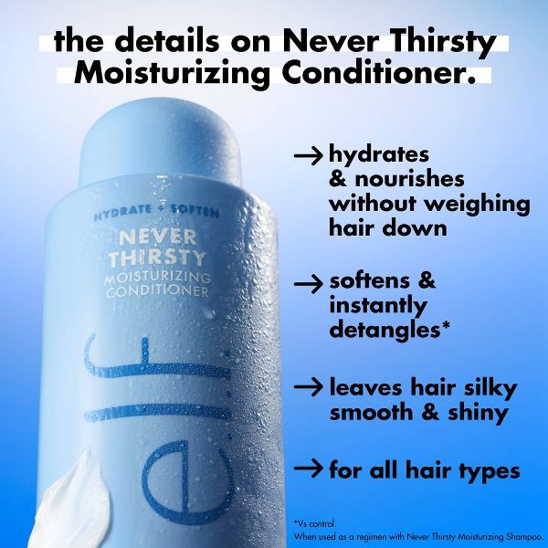 e.l.f. Hair Never Thirsty Moisturizing Conditioner - 12 fl oz